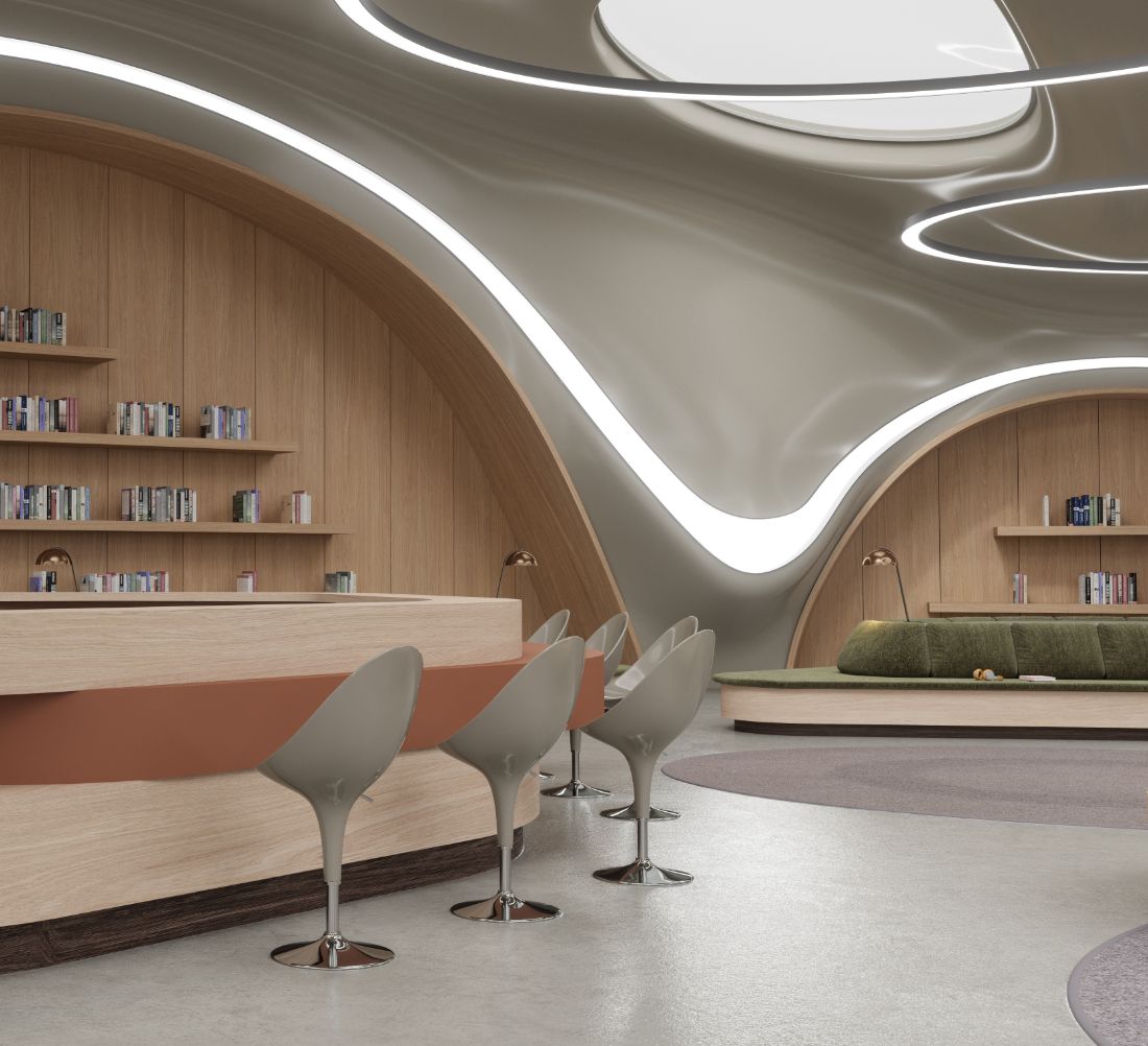 Inspiracja wnętrza Evolve — Kronospan Trend Designing Reality
