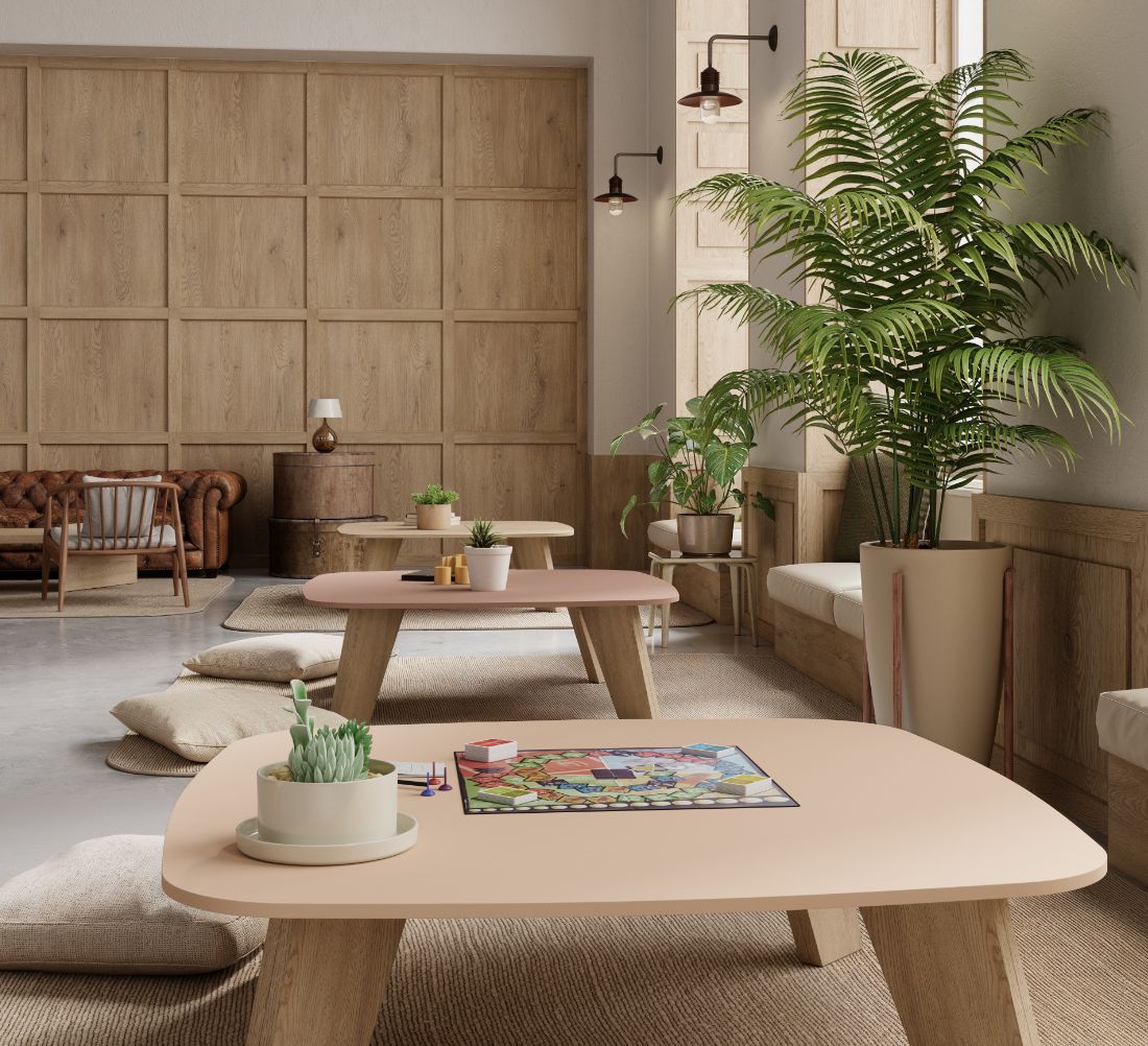 Inspiracja wnętrza Pause — Kronospan Trend Designing Reality